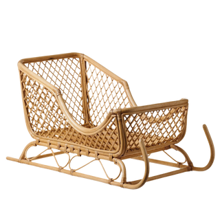 Shelburne Woven Rattan Sleigh