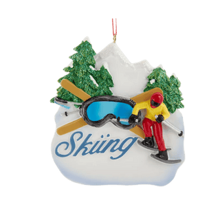 Skiing Ornament