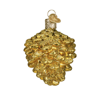 Small Gold Pine Cone