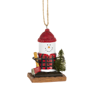 Smores Lumberjack Ornament