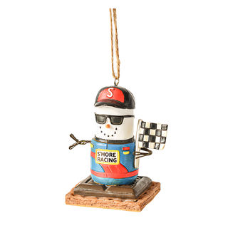 Smores Race Car Driver Orn