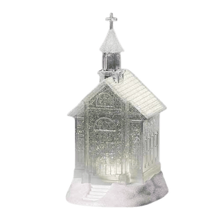 Snowy Church Shimmer