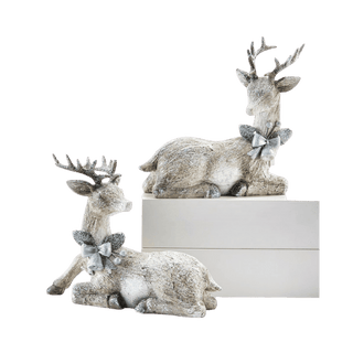 Snowy White Deer w Bow S2