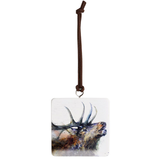 Square Valley Call Elk Ornament