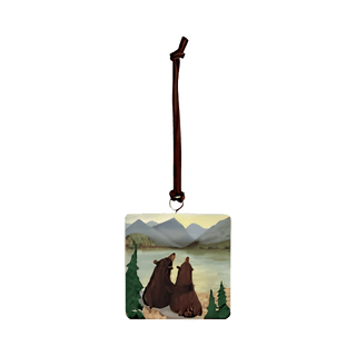 Sunset Bears Ornament