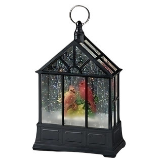 Swirl Gazebo with Cardinals