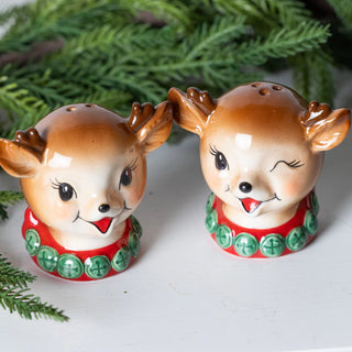 Dol Vintage Reindeer Salt and Pepper Set of 2