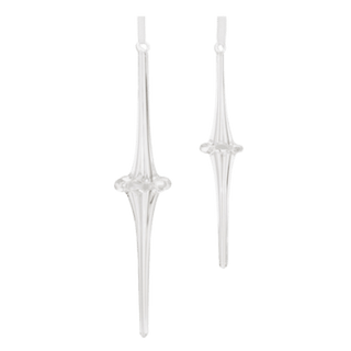 Thin Finial Glass Ornament S2