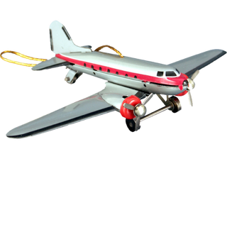 Tin DC-3 Plane Collectible