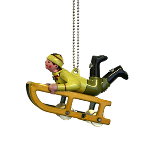 Tin Sledder Ornament