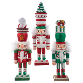 18" Hollywood Nutcrackers™ Whimsical Hat Nutcrackers