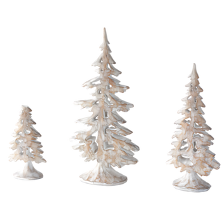 White Layered Tree Set of 3