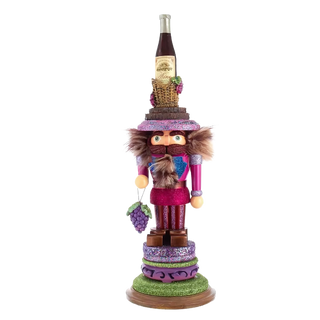 17.5" Hollywood Nutcrackers™ Wine King Nutcracker