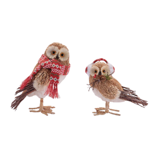 Winter Owl Set of 2