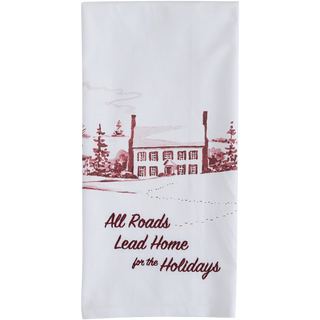 Winter Countryside Dishtowel