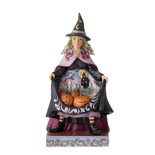 Witch With Pumpkins