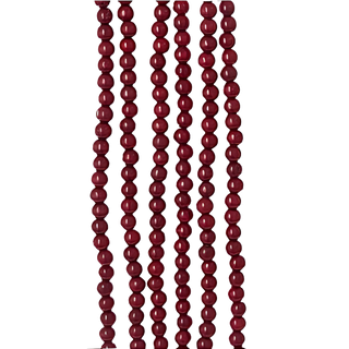 Wood Bead Garland Burgandy