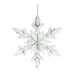 Wood Snowflake Ornament