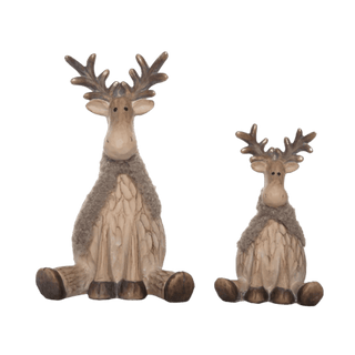 Woodland Textured Moose Set of 2