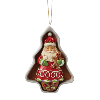 Cookie Cutter Santa Ornament