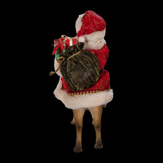 Fabriche Santa on Reindeer