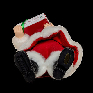 10.5 Inch Fabriche Santa With Donuts