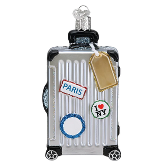 Rolling Suitcase Ornament