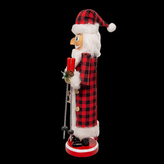 15" Santa Ski Nutcracker