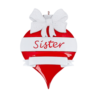 Sisters Personalized Ornament