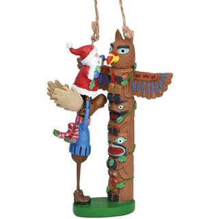 Santa Moose Totem CO