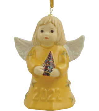 2022 Colored Goebel Angel Bell Orn