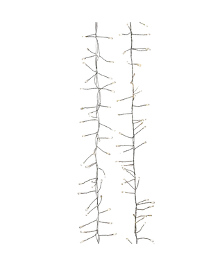 240-Light Twinkling Warm White LED Cluster Garland