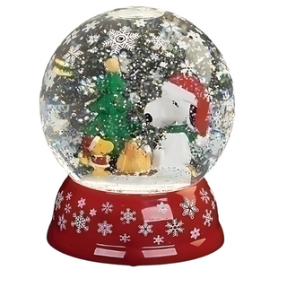 Snoopy Campfire Snowglobe