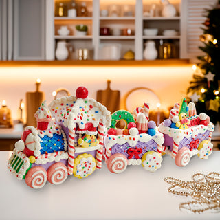 Gingerbread Claydough Train Set