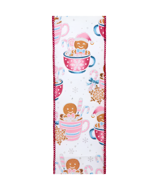 Gingerbread  Double Wire Ribbon