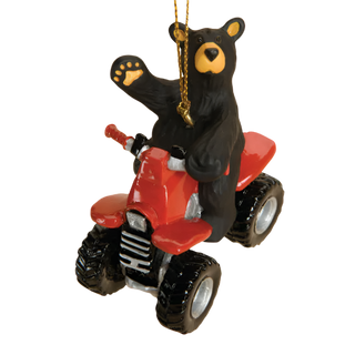 Bearfoots Bear ATV Ornament