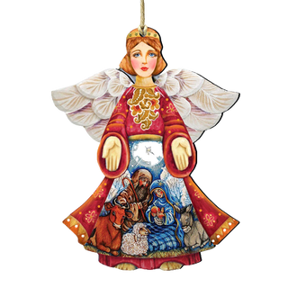 Debrekht Nativity Angel Ornament