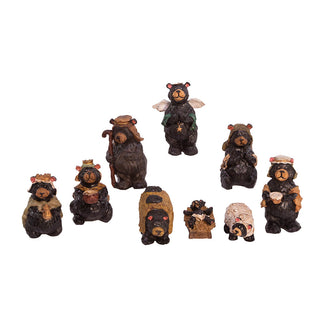 Bear Nativity Set of 9