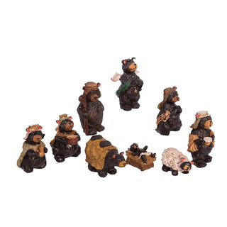 Bear Nativity Set of 9