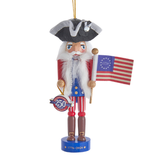 6" 250th Anniversary of America Nutcracker Ornament