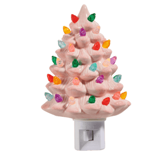 Vintage Light Pink Tree Night Light