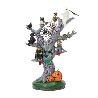 Scary LED Tree Figurine