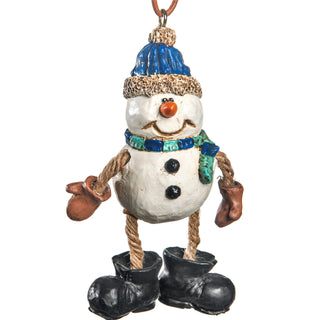 Snowman Blue Hat