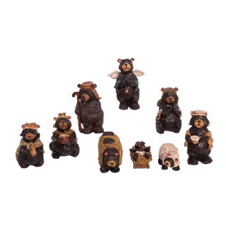 Bear Nativity Set of 9