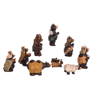 Bear Nativity Set of 9