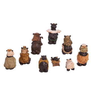 Bear Nativity Set of 9
