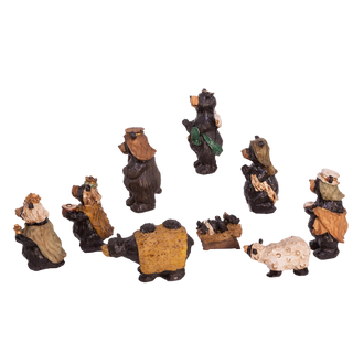 Bear Nativity Set of 9