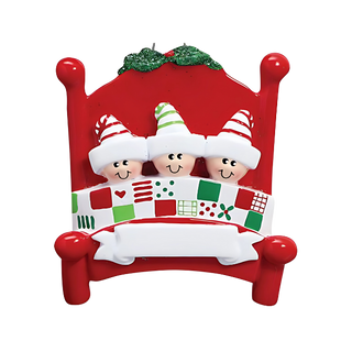 3 Bed Heads Ornament