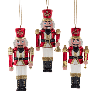 4.5" Red & Gold Nutcracker Ornaments, 3A