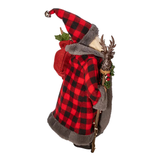 Kringles Red and Grey Santa